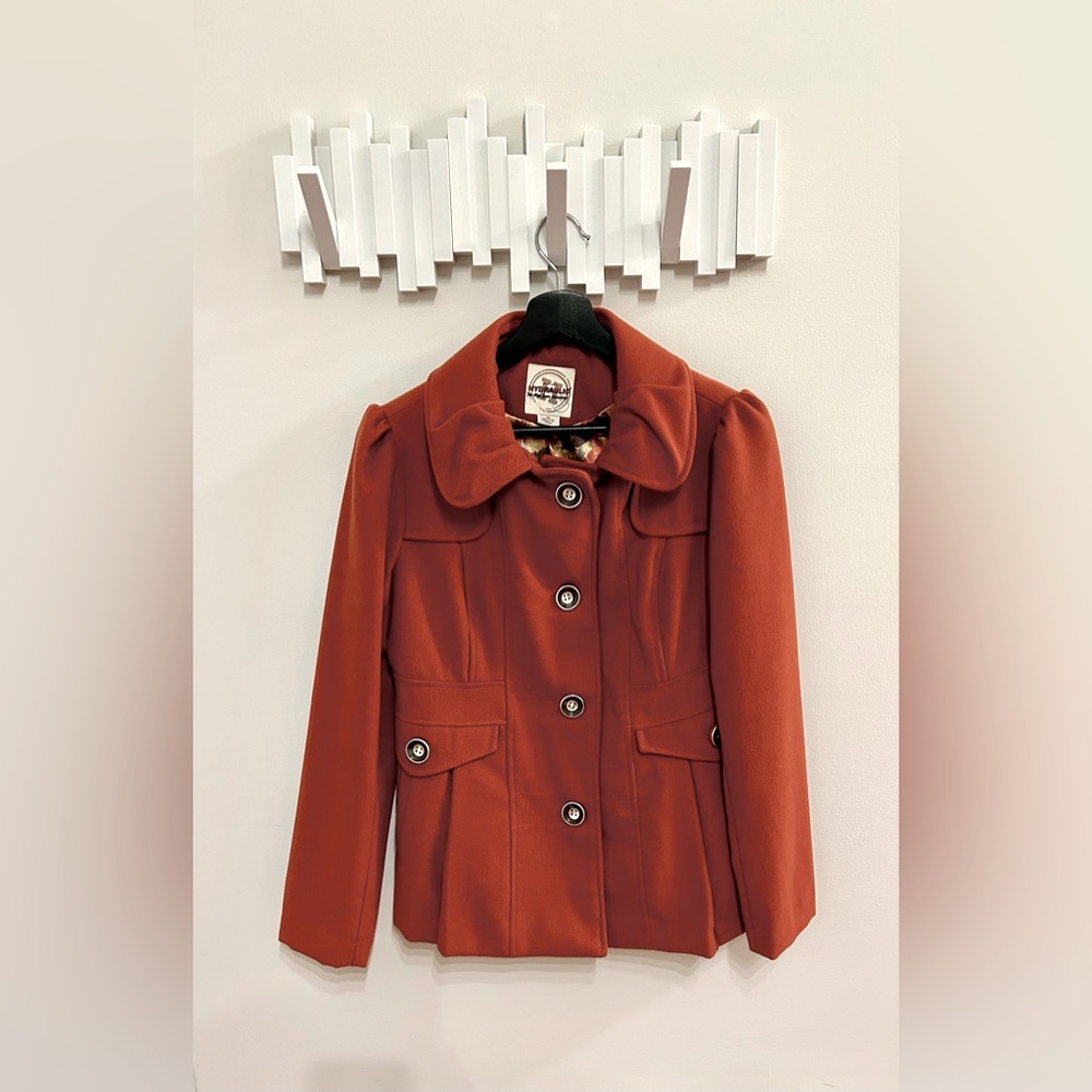 New Hydraulic Pumpkin Peacoat